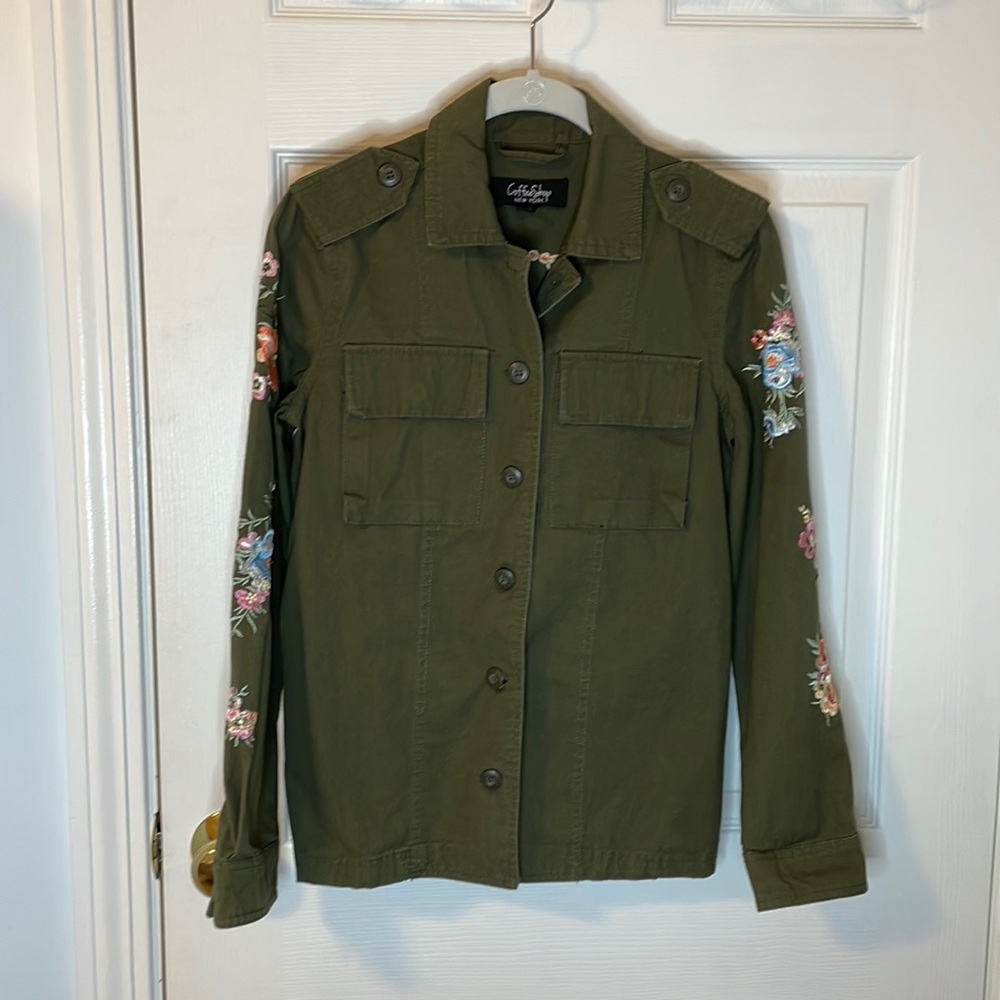 Coffee shop New York utility jacket size extra small